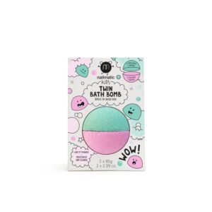 TWIN Bath Bomb Green & Pink Vonios burbulai