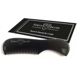 BMC06 Beard & Moustache Comb Barzdos ir ūsų šukos (juodos spalvos)