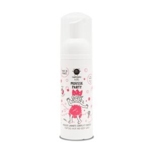 STRAWBERRY Mousse Party Foaming Hair & Body Wash Putojantis plaukų ir kūno prausiklis